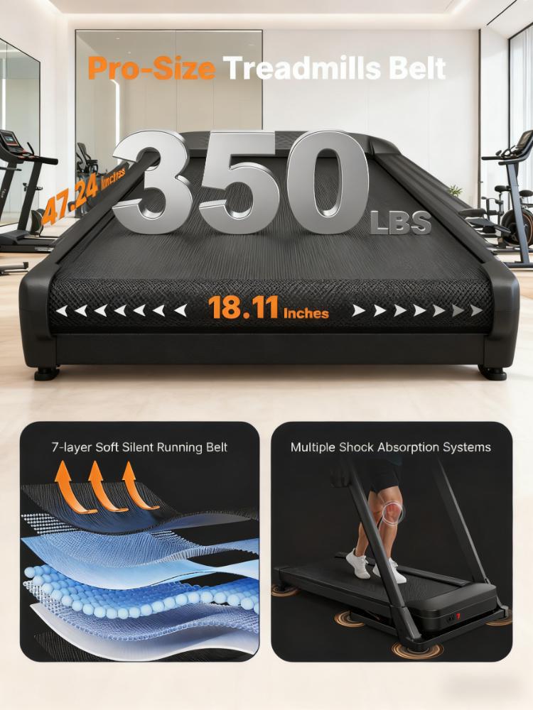 Folding Incline Treadmill - Elevate Your Home Cardio Experience