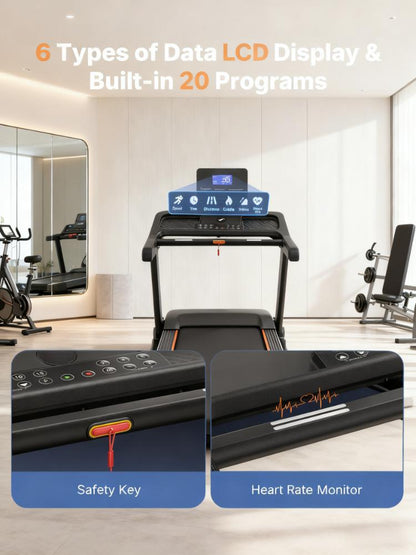 Folding Incline Treadmill - Elevate Your Home Cardio Experience